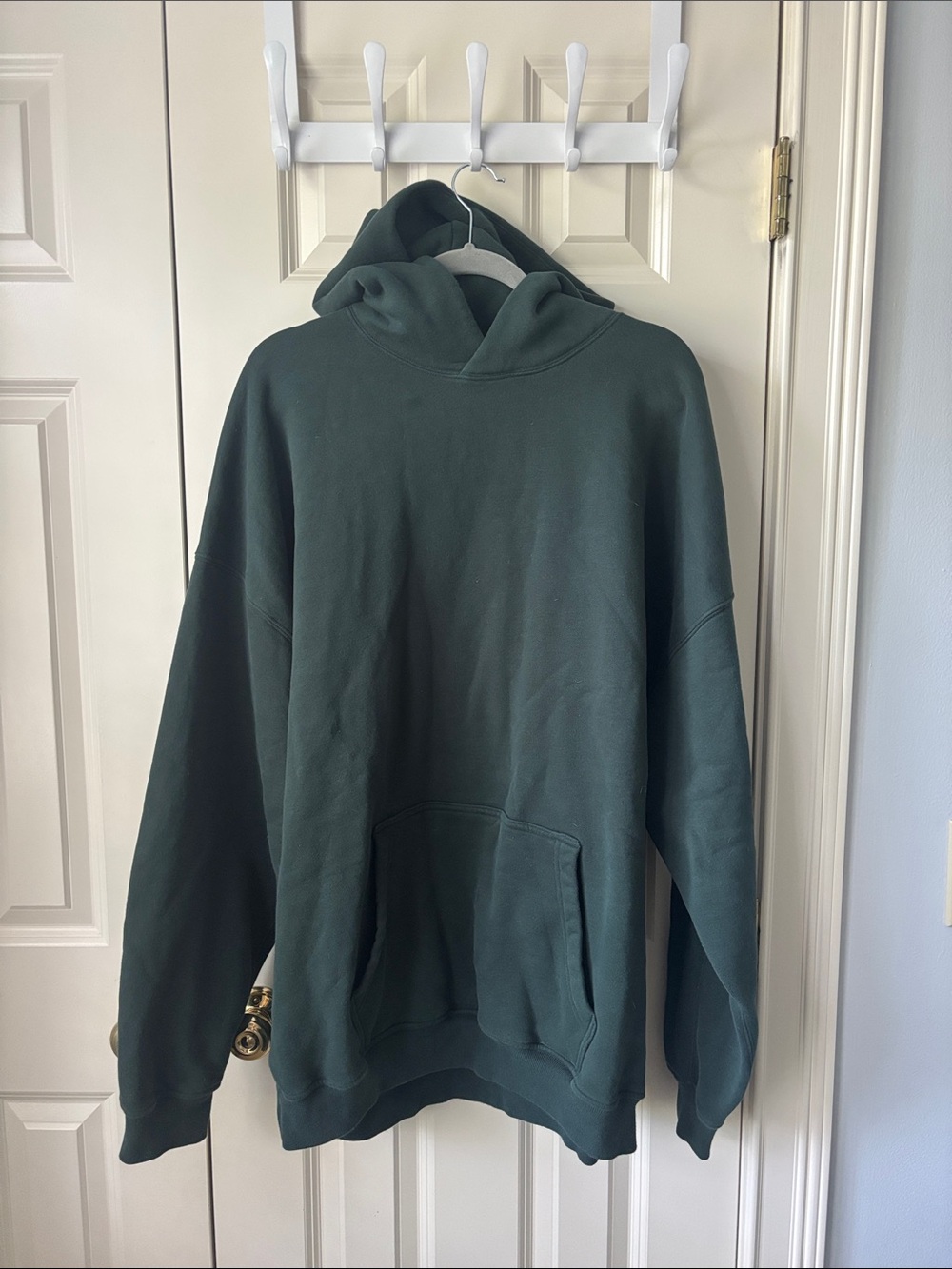 Abercrombie & Fitch Forest Green Pullover Hoodie